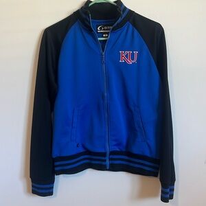 University of Kansas ladies zip up jacket